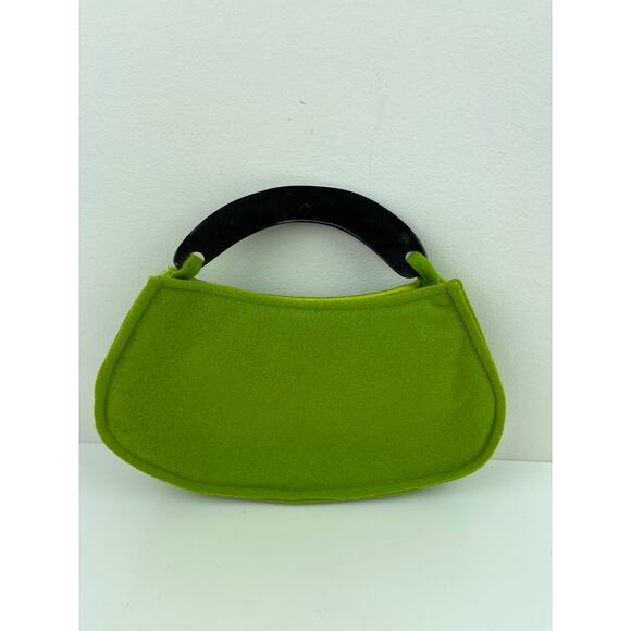 Shiraleah Lime Green Black Handle Mini Bag Handbag Y2K 2000s Inspired Chic Retro - Picture 6 of 6